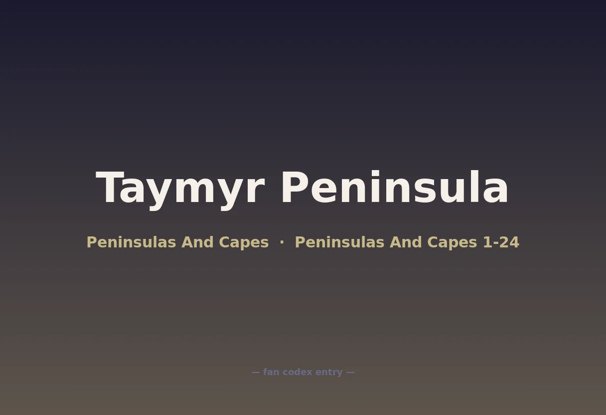 Taymyr Peninsula